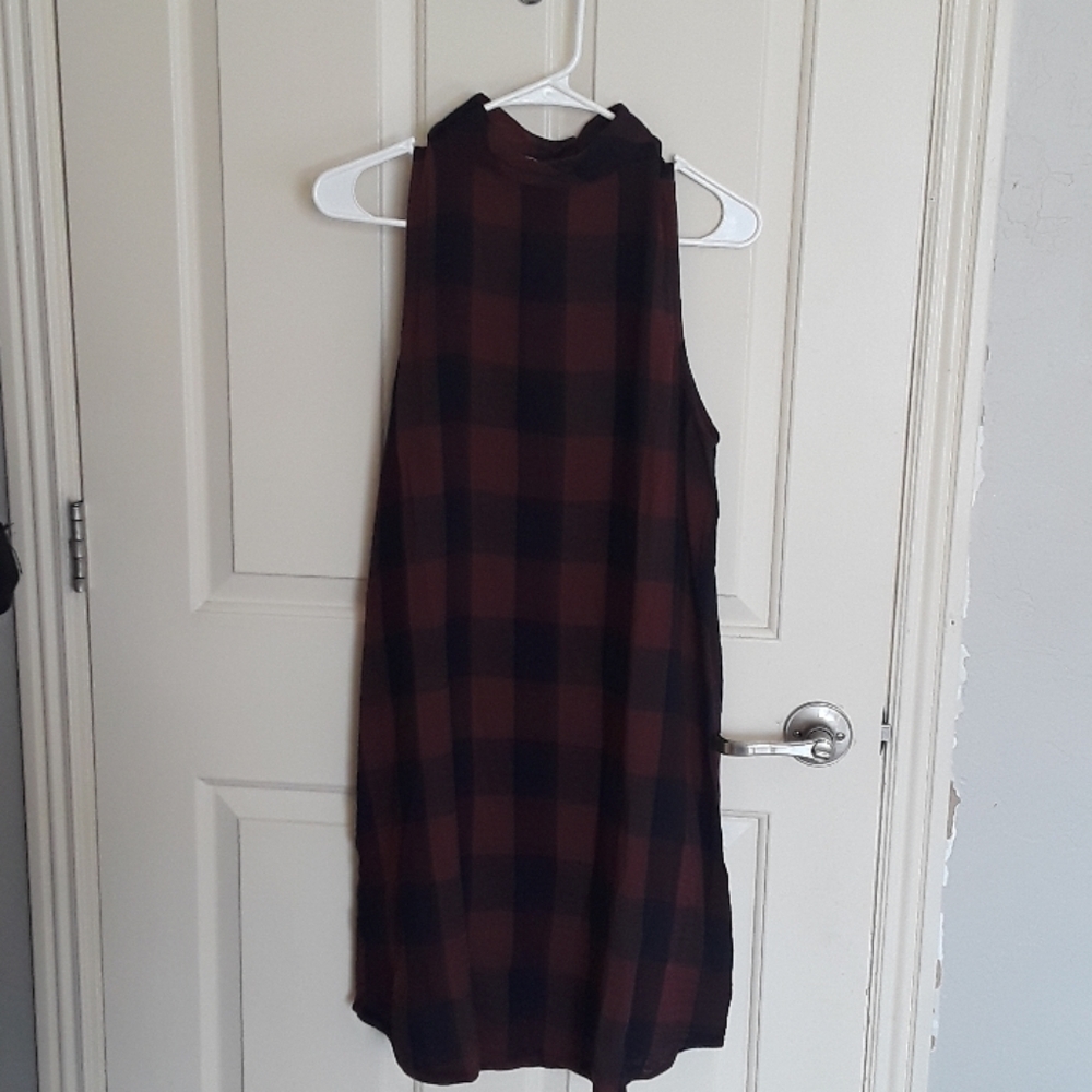 Cloth and stone mock neck dress
